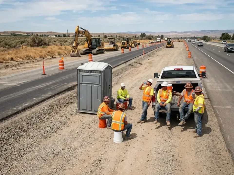highway-road-construction-crew-007 — frequently asked questions, Porta Potty and Restroom Rentals in Linton Hall, VA